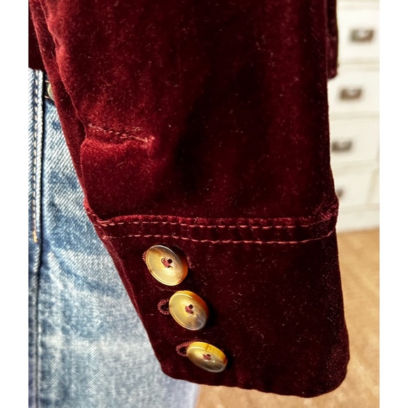 Anthropologie Velvet Blazer Size 6 RUNS SMALL - Picture 15 of 16